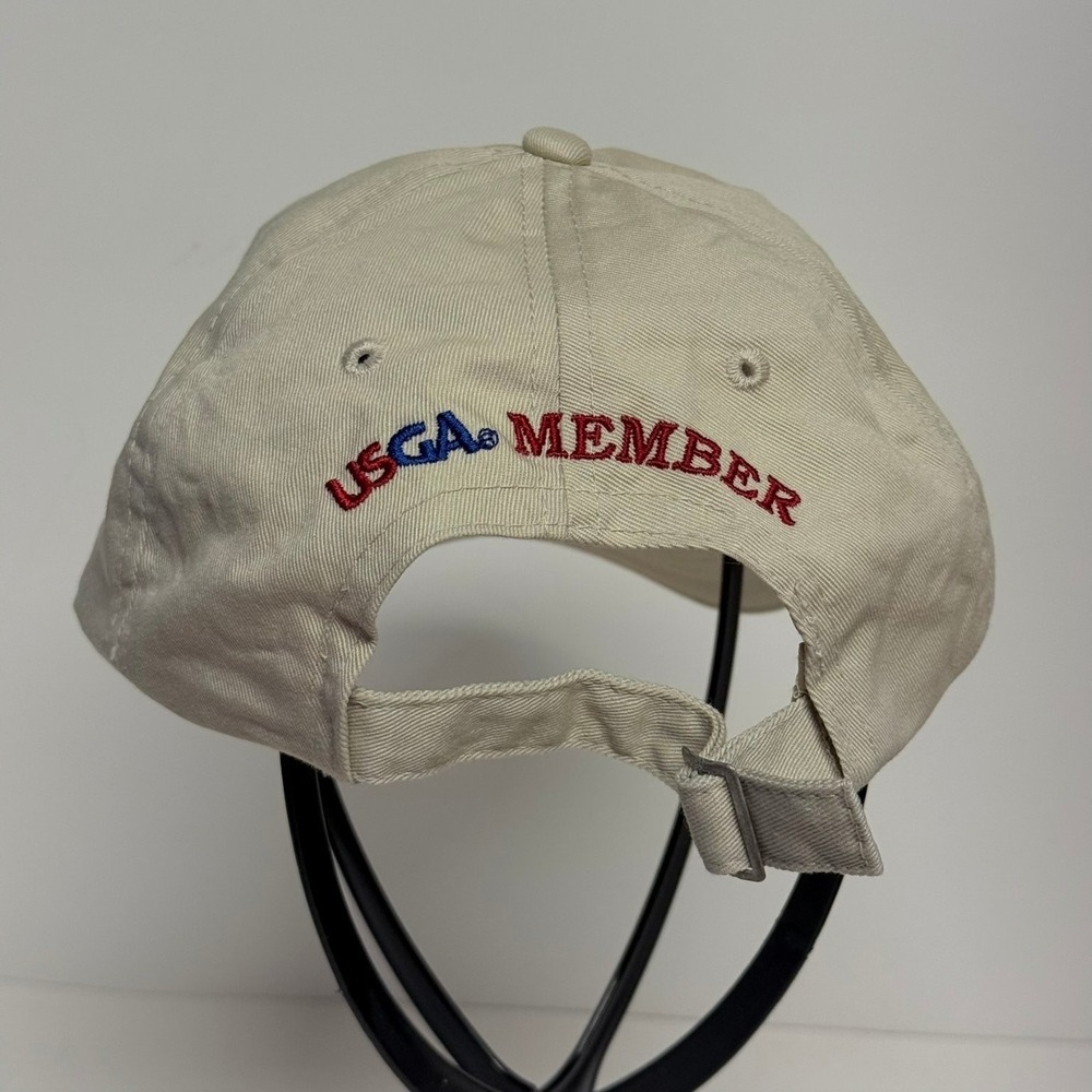 U.S. Open 2009 Bethpage Black Golf Hat Men's Adjustable Beige Cap - Picture 3 of 6